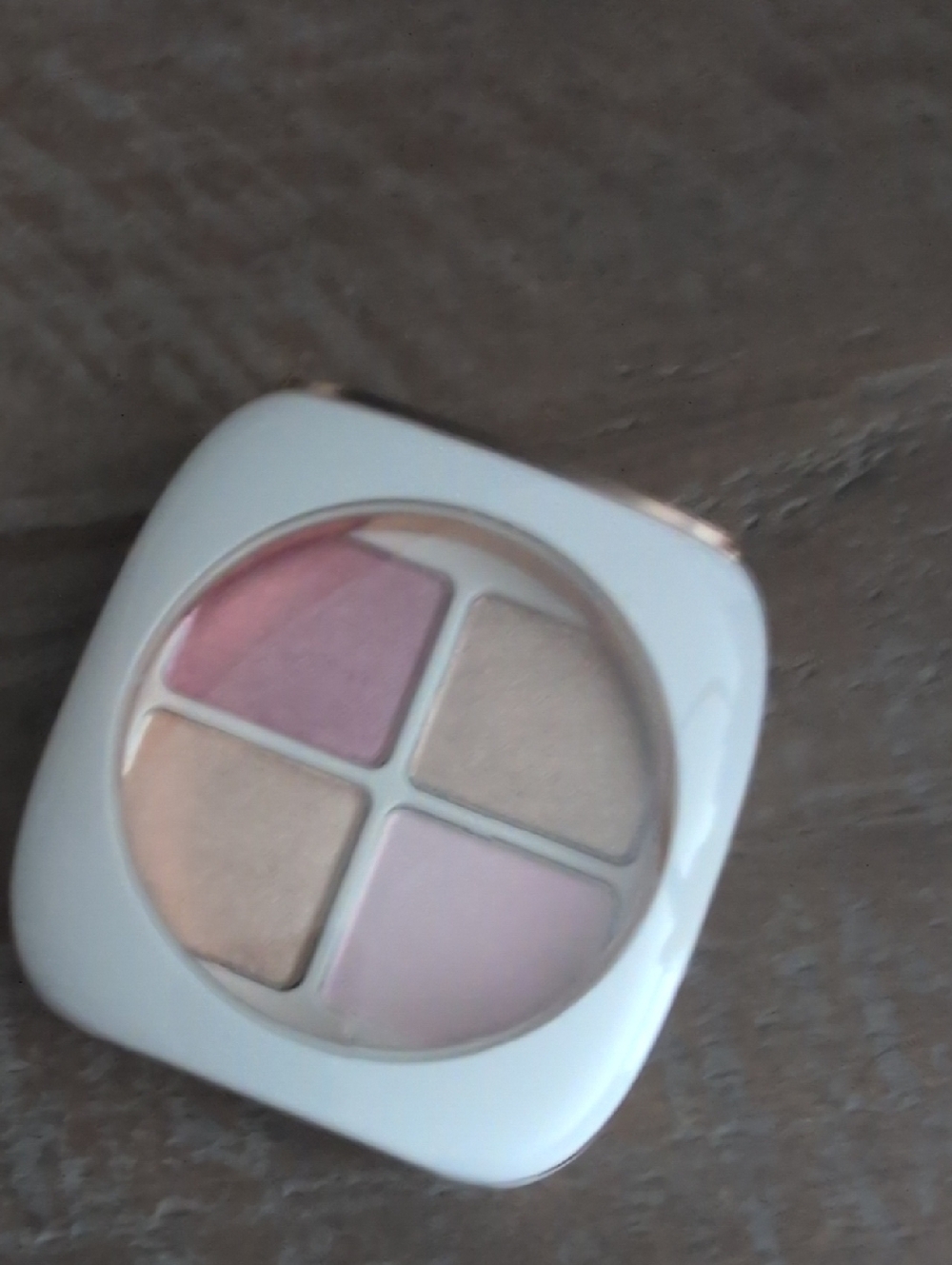 Light Pink & Champagne Eye Quad Shadow Palette
